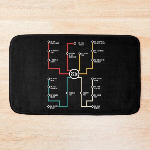 Item preview, Sherlock Holmes 221B Case-Line Mystery Map designed and sold by Fenay Designs.