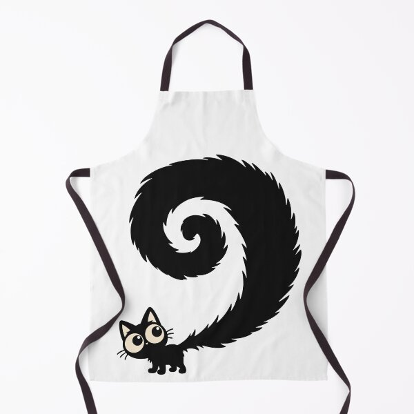 Item preview, Black Cat with a Very Long Tail designed and sold by MewMade.