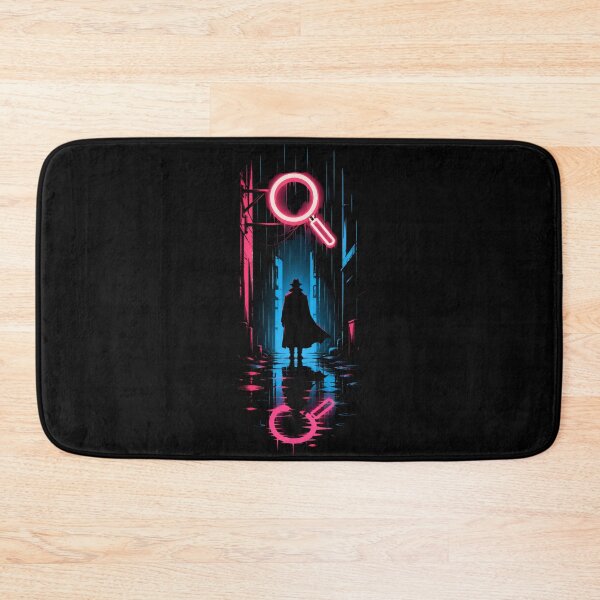 Item preview, Sherlock Holmes Neon Noir Magnifier Alley designed and sold by Fenay Designs.
