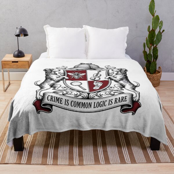 Artikelvorschau, Sherlock Holmes Crime Is Common Heraldic Crest entworfen und verkauft von Fenay Designs.
