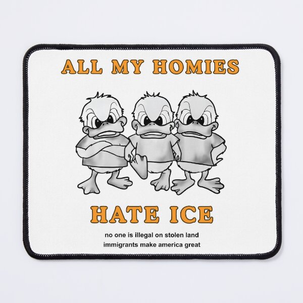 Item preview, ALL MY HOMIES HATE ICE designed and sold by ProgressiveMob.