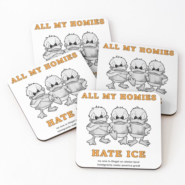 Item preview, ALL MY HOMIES HATE ICE designed and sold by ProgressiveMob.