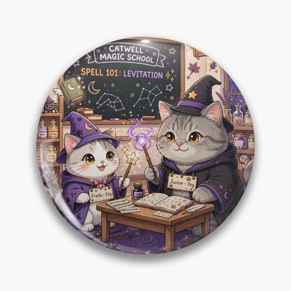 Item preview, Catwell Magic School Freda and Junior Wizard Cats designed and sold by MAISON SYLVIE.