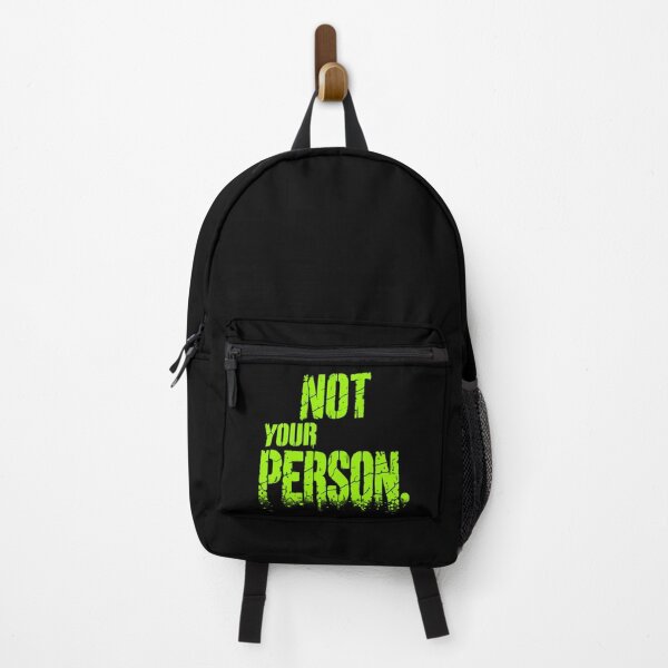 Item preview, NOT YOUR PERSON. – Acid Green Distressed Streetwear Typography designed and sold by Anyshca.