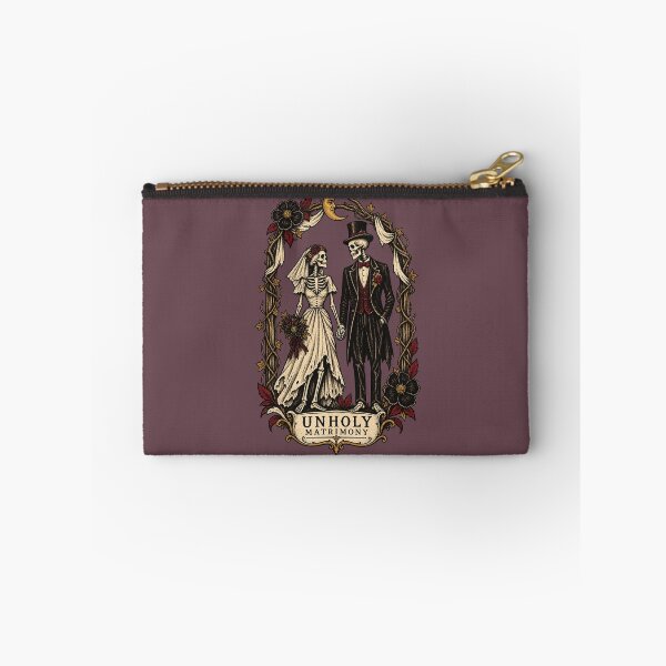 Item preview, Unholy Matrimony Skeleton Wedding designed and sold by PrintSmithArt.