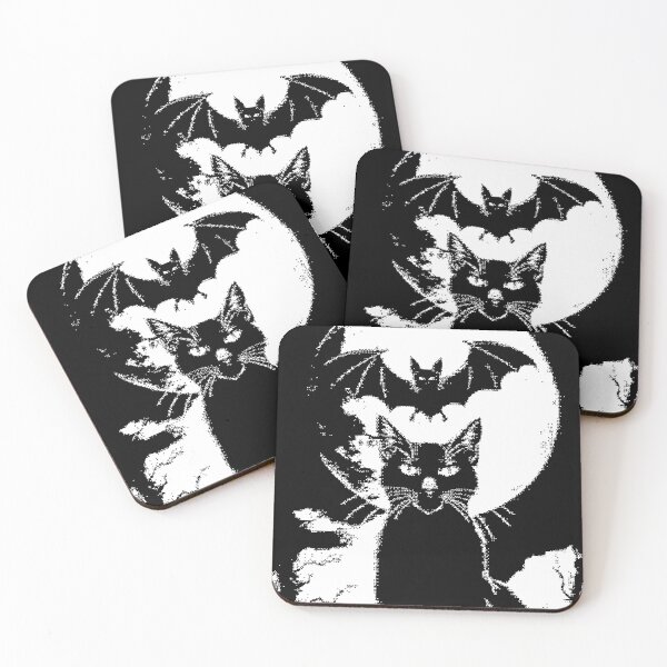 Item preview, Gothic Wizard Cat Vintage Halftone designed and sold by lalatrash.