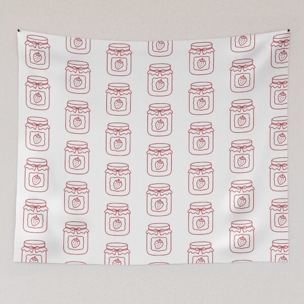 Item preview, Strawberry Jam Doodle designed and sold by SportyFemmeShop.