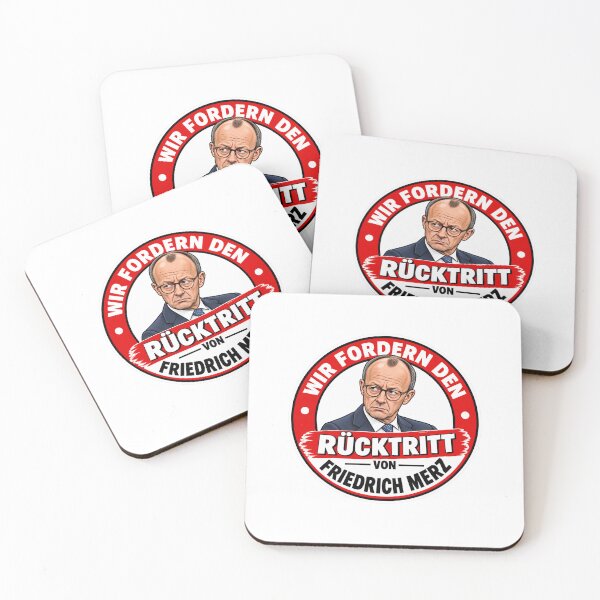 Item preview, We demand the resignation of Friedrich Merz designed and sold by DeinDesignDepot.