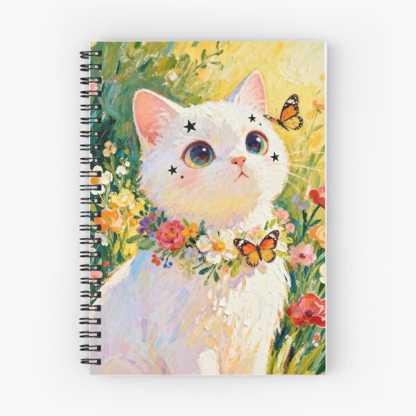 Item preview, white cat designed and sold by xianxiu-ling.
