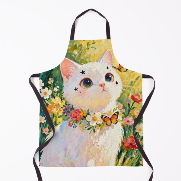 Item preview, white cat designed and sold by xianxiu-ling.