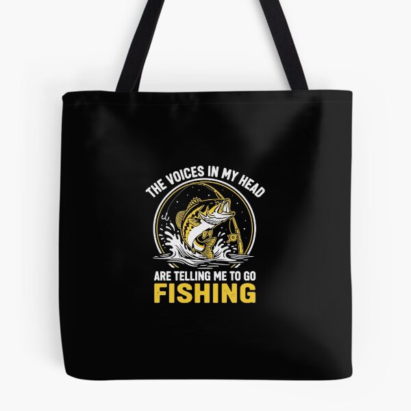 Item preview, The Voices In My Head Are Telling Me To Go Fishing Angler Fisherman Hobby designed and sold by PopStars1993.
