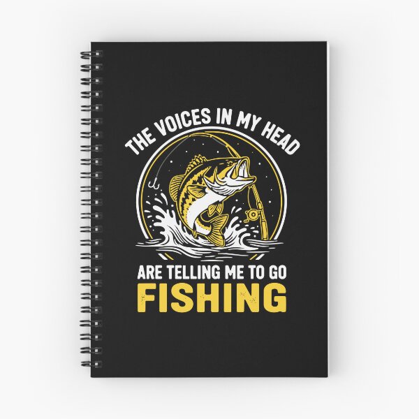 Item preview, The Voices In My Head Are Telling Me To Go Fishing Angler Fisherman Hobby designed and sold by PopStars1993.