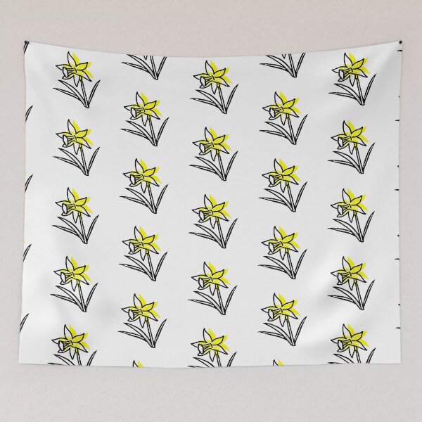 Item preview, Minimalist Daffodil Line Art Flower designed and sold by Dyche Studio.