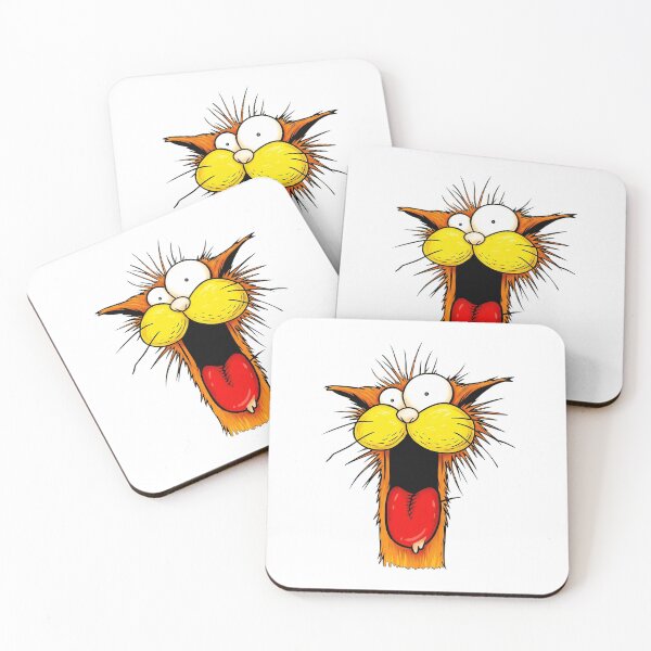 Item preview, Wild Orange Cartoon Cat designed and sold by EmerySha.