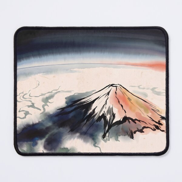 Item preview, Sumi-e Winter Peony Snowy Garden Art designed and sold by conohitoAI-ArtGallery.