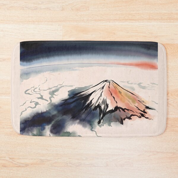 Item preview, Sumi-e Winter Peony Snowy Garden Art designed and sold by conohitoAI-ArtGallery.