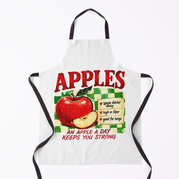 Item preview, Apples Vintage Health Infographic Red Apple Graphic designed and sold by FabSvn.
