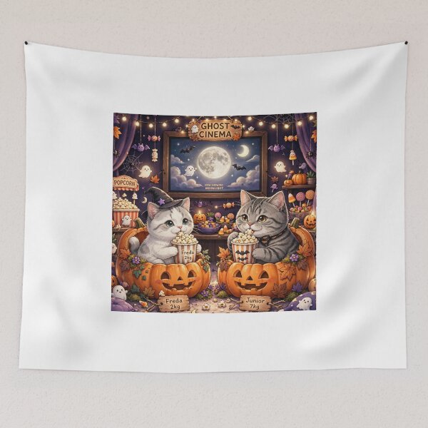 Item preview, Freda and Junior Ghost Cinema Halloween Movie Night designed and sold by MAISON SYLVIE.