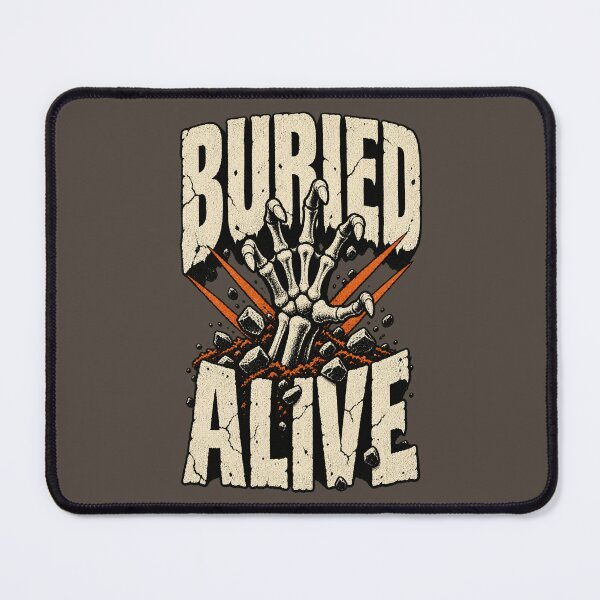 Item preview, Buried Alive Skeleton Hand designed and sold by PrintSmithArt.