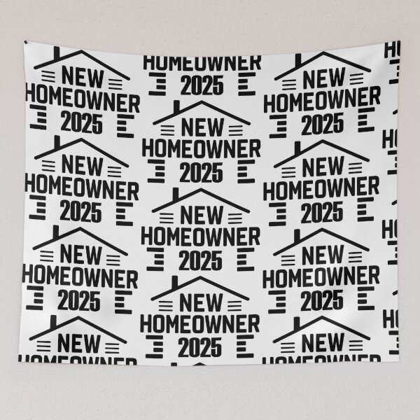 Item preview, New Homeowners 2025 Modern Silhouette designed and sold by EmeraldeaArt.