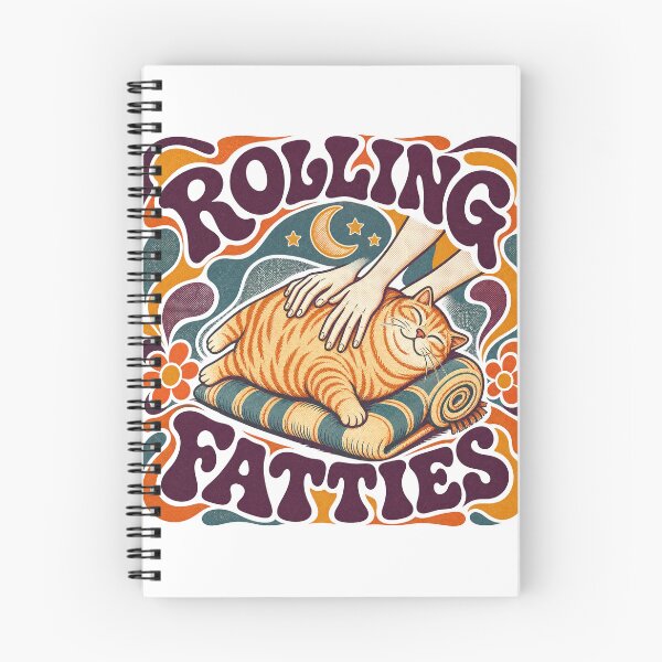 Item preview, Vintage Woodcut Rolling Fatties Cat Mystic Moon Art designed and sold by lamiarte.