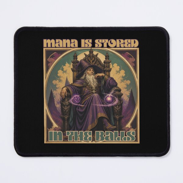 Item preview, Mana is Stored in The Balls designed and sold by tellia-kallisto.