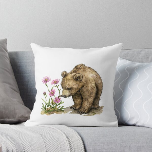 Item preview, Bear Cub | Cute Woodland Animal Watercolor Art designed and sold by Mandayartstudio.