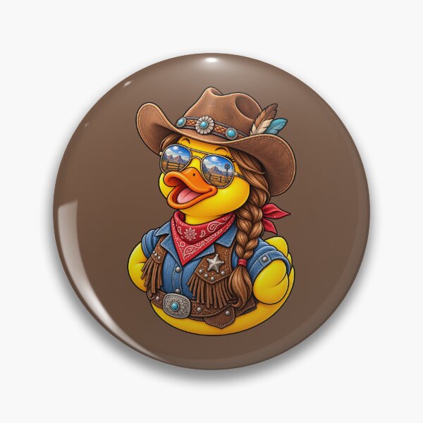 Item preview, Rubber Duck Cowgirl – Vintage Edition designed and sold by BROHLine Studio.