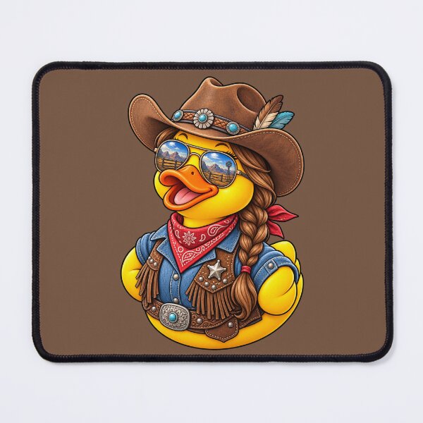 Item preview, Rubber Duck Cowgirl – Vintage Edition designed and sold by BROHLine Studio.