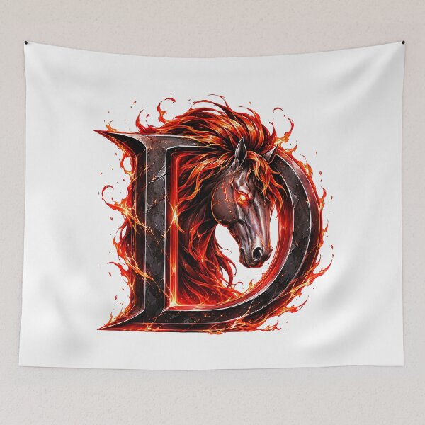 Item preview, Embermane Ironstride The Year of the Horse D designed and sold by BlissBlvdShop.