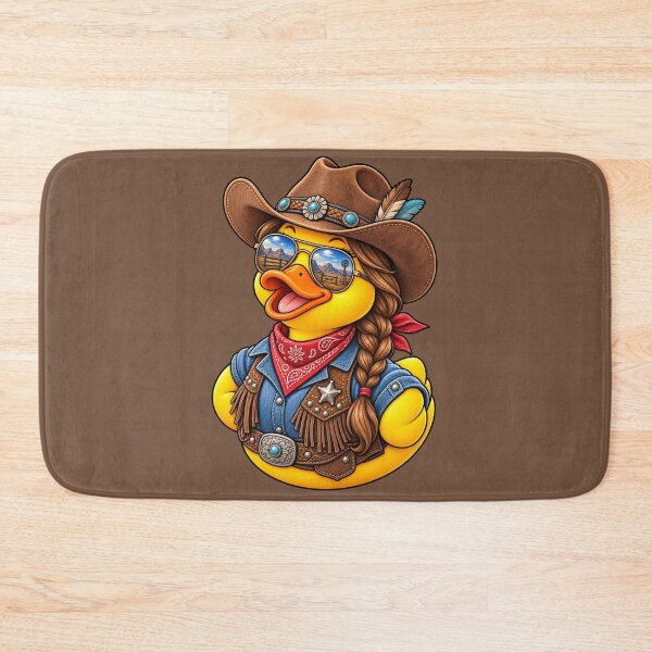 Item preview, Rubber Duck Cowgirl – Vintage Edition designed and sold by BROHLine Studio.