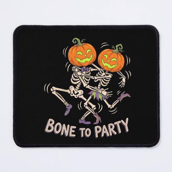 Item preview, Bone To Party Dancing Pumpkin Head Skeletons Halloween designed and sold by Sekla-Studio.