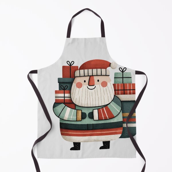 Item preview, Cute Retro Santa Claus Carrying Christmas Gifts designed and sold by colorful-white.