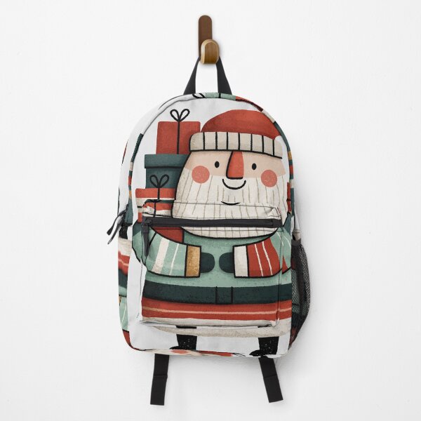 Item preview, Cute Retro Santa Claus Carrying Christmas Gifts designed and sold by colorful-white.