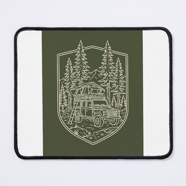 Item preview, Overland Camping Truck - Vintage 4x4 Outdoor Badge Sticker designed and sold by MissoStudio.