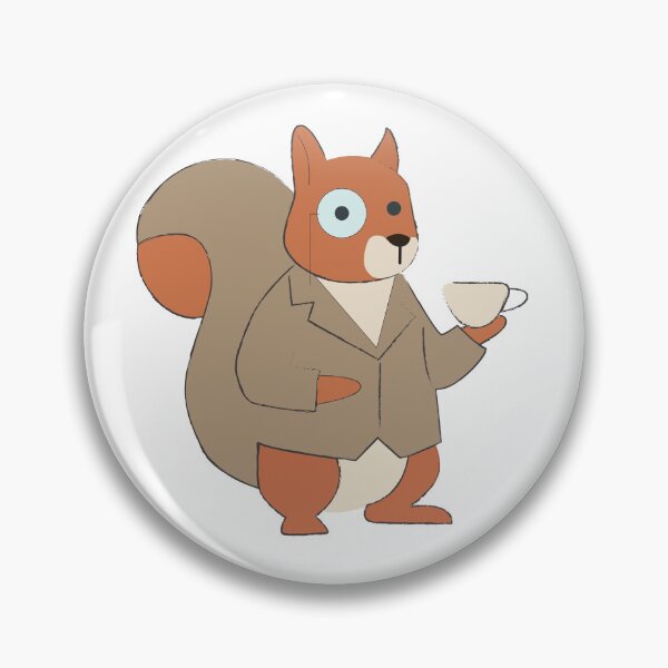 Item preview,  Dressed Up Cute Squirrel in Suit with Coffee Cup designed and sold by TatinkaArtskill.