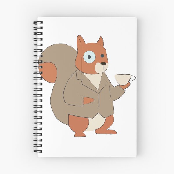Item preview,  Dressed Up Cute Squirrel in Suit with Coffee Cup designed and sold by TatinkaArtskill.