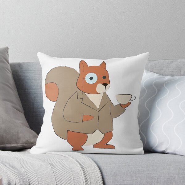 Item preview,  Dressed Up Cute Squirrel in Suit with Coffee Cup designed and sold by TatinkaArtskill.