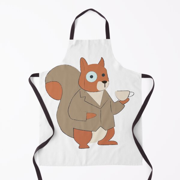 Item preview, Dressed Up Cute Squirrel in Suit with Coffee Cup designed and sold by TatinkaArtskill.