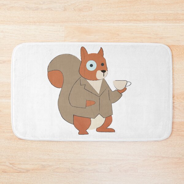 Item preview,  Dressed Up Cute Squirrel in Suit with Coffee Cup designed and sold by TatinkaArtskill.