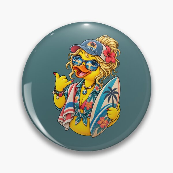 Item preview, Rubber Duck Surfer Girl – Vintage Edition designed and sold by BROHLine Studio.