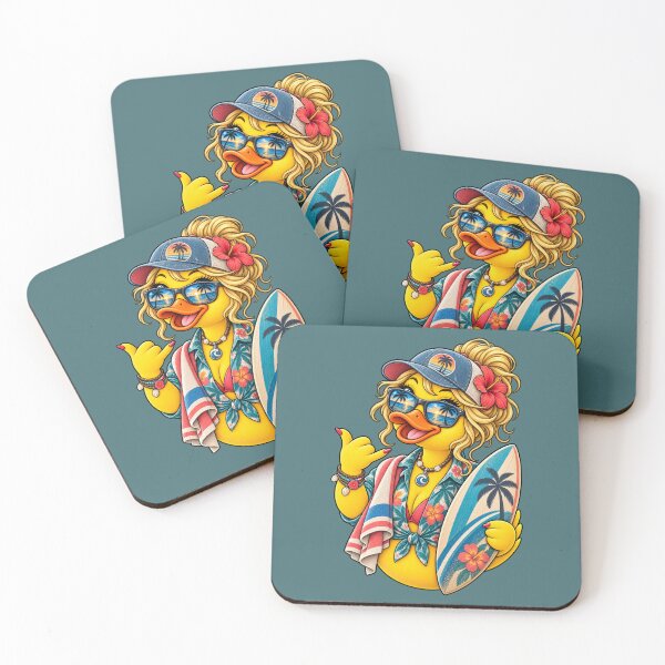 Item preview, Rubber Duck Surfer Girl – Vintage Edition designed and sold by BROHLine Studio.