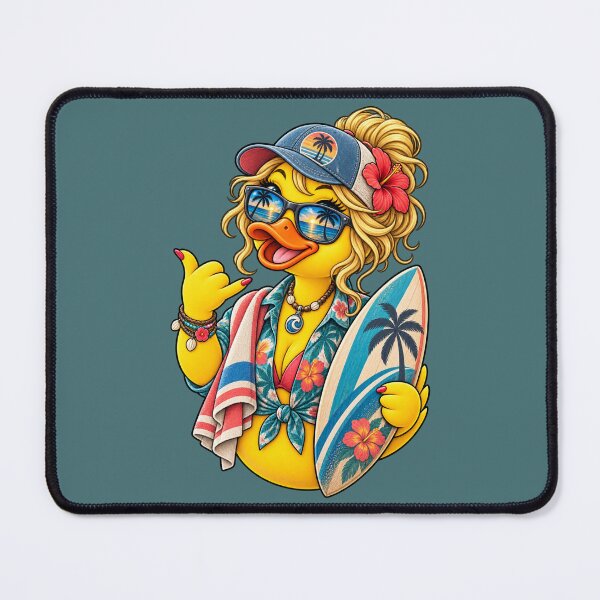 Item preview, Rubber Duck Surfer Girl – Vintage Edition designed and sold by BROHLine Studio.