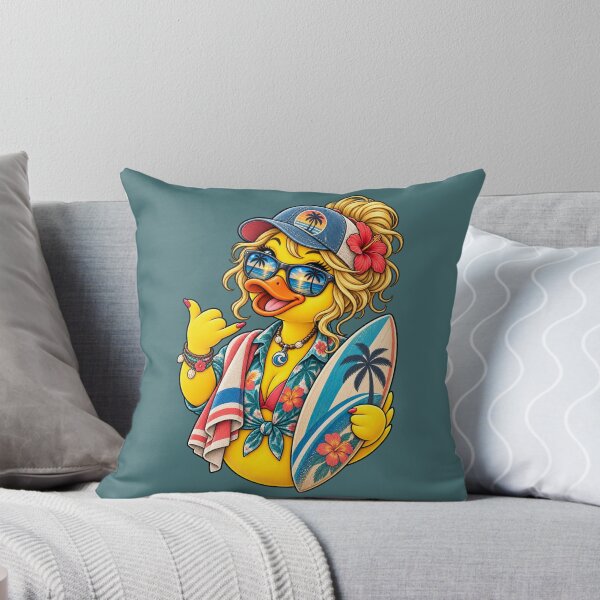 Item preview, Rubber Duck Surfer Girl – Vintage Edition designed and sold by BROHLine Studio.
