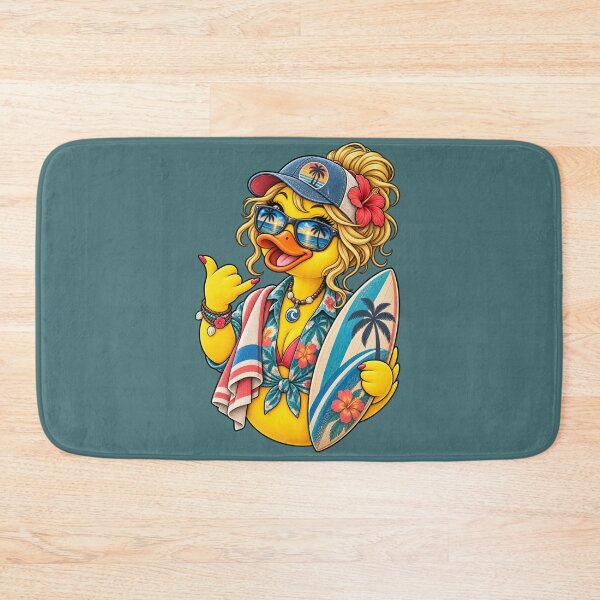 Item preview, Rubber Duck Surfer Girl – Vintage Edition designed and sold by BROHLine Studio.