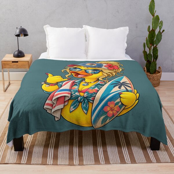 Item preview, Rubber Duck Surfer Girl – Vintage Edition designed and sold by BROHLine Studio.