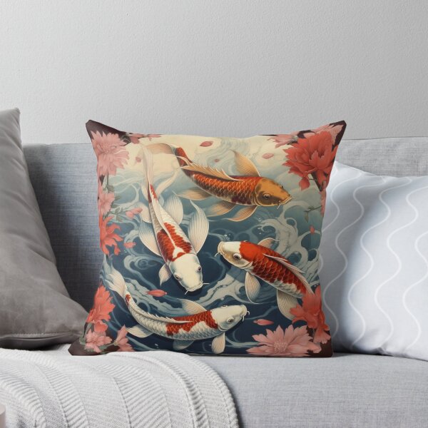 Item preview, Koi Garden – Floral Watercolor designed and sold by TakeOneLook Studio.