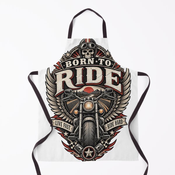 Item preview, Born to Ride Vintage Motorcycle Biker Adventure Retro Design designed and sold by RobertArt08.