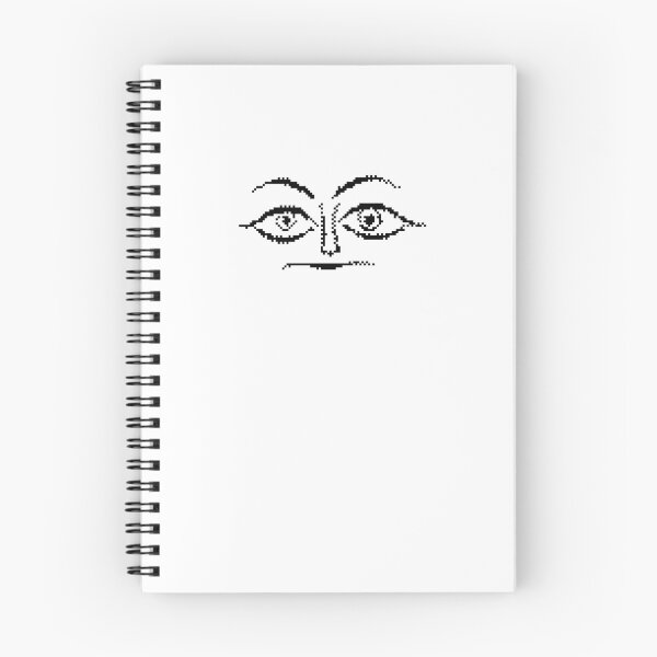 Item preview, Pixel Face - Retro Monochrome Pixel Art Mask designed and sold by lalatrash.