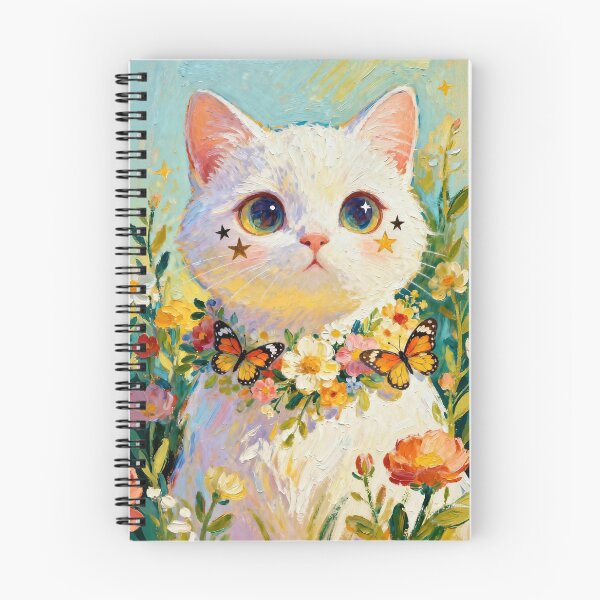 Item preview, white cat designed and sold by xianxiu-ling.